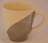 Starbucks Metallic CURVE Silver Coffee Mug